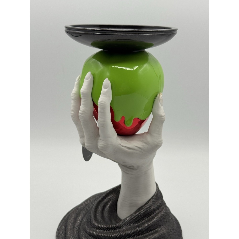Bath & Body Works Disney Villains Poison Apple Skull Pedestal Candle Holder - Picture 7 of 16
